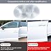OFNMY 2pcs 2.8m Protección de Silicona de Puerta de Coche con 40...