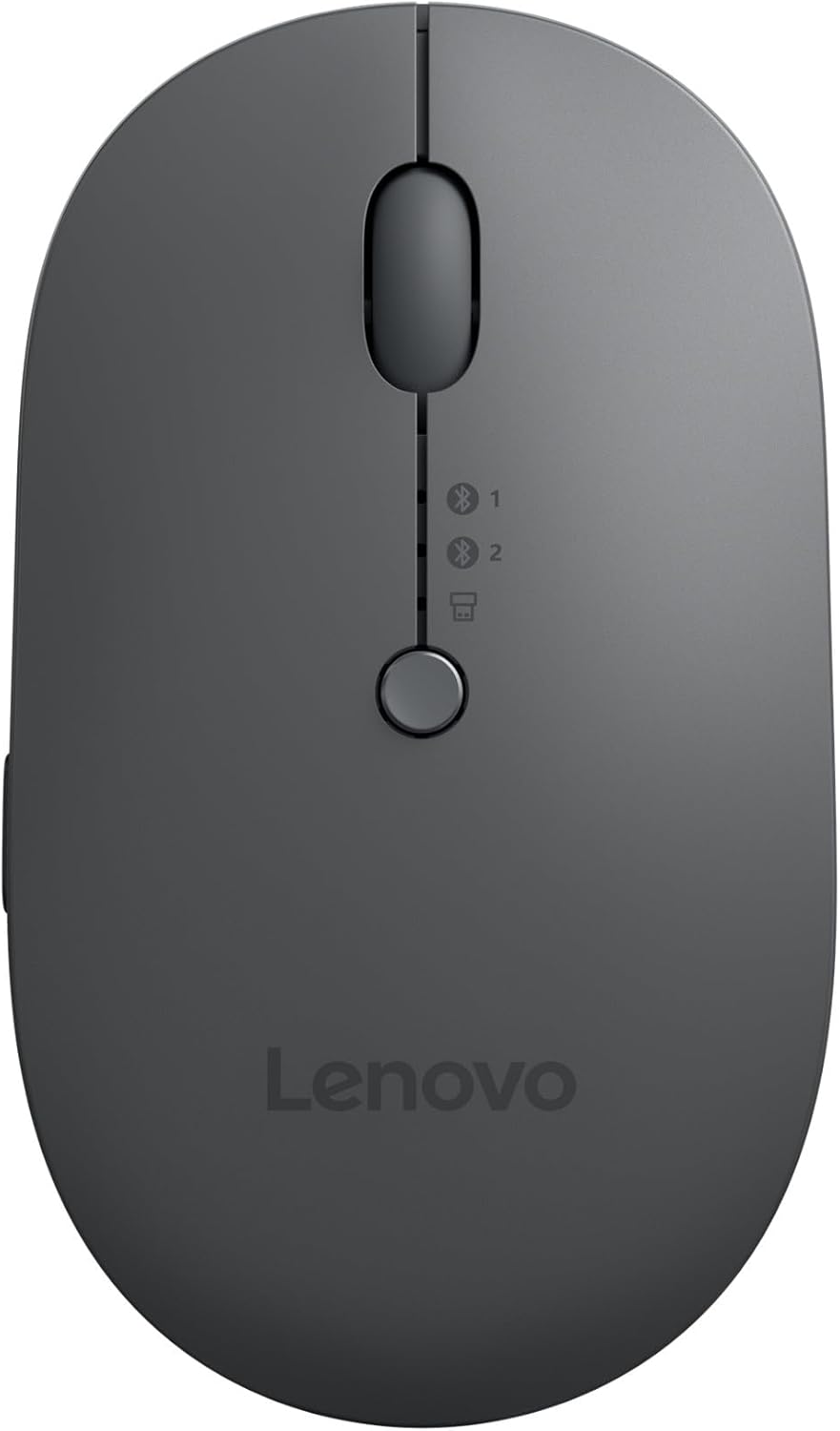 Lenovo X9 Edition Mouse - Blue Optical - Cable/Wireless - Bluetooth/Radio Frequency - 2.40 GHz - Rechargeable - Thunder Gray - USB Type C - 2400 dpi - Scroll Wheel - 5 Button(s) - Symmetrical - 3 Mont