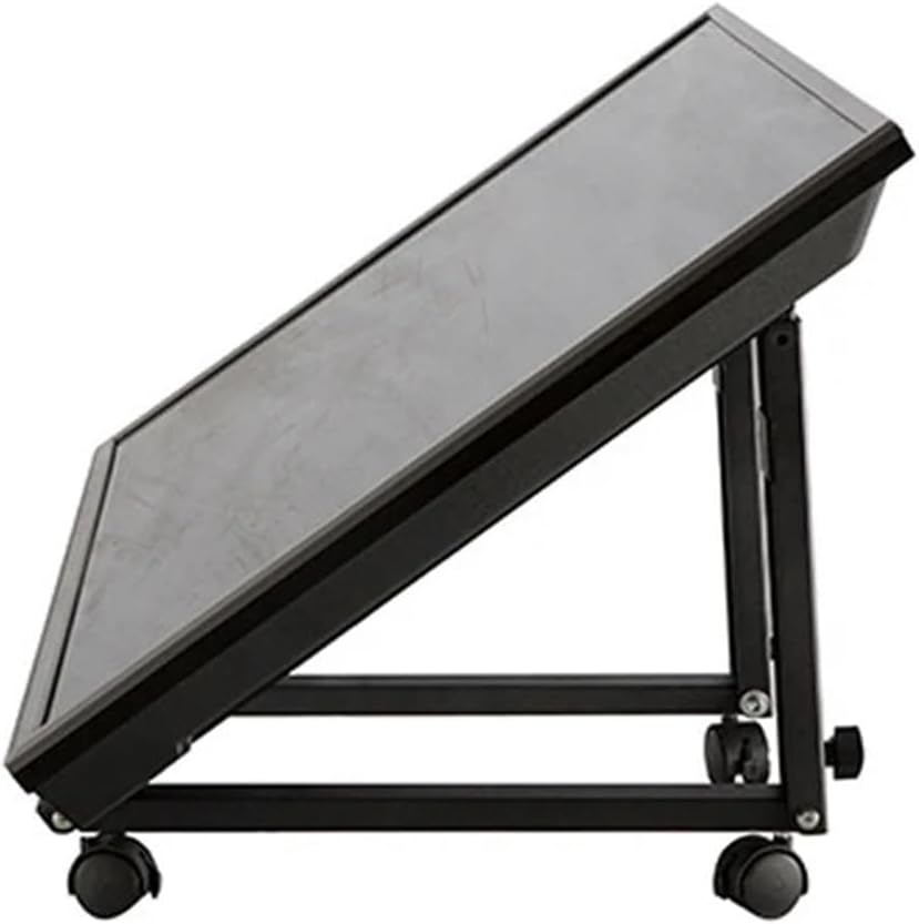 1 Pair Rolling TV Stand, Mobile TV Stand with Wheels, Suitable for 32-55 Inch LED, LCD, Flat and Curved TV, Angle Adjustable TV Cart