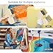 Limewash Paint Brush with Natural Bristles, U-Shaped Double Head Wide Brush for Brick and Interior Walls, Wood Handle Mineral Paint Tool, 0.39kg