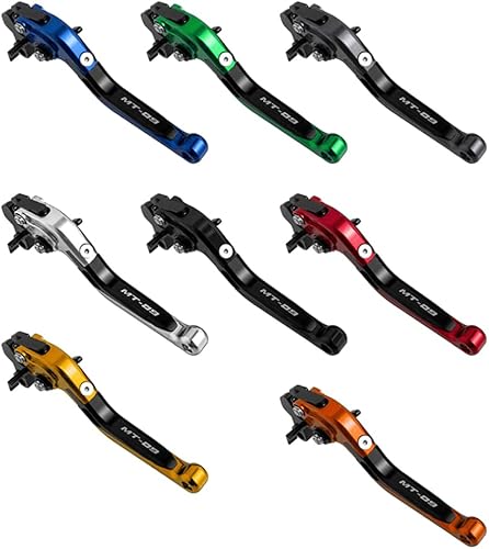 Miniatura 8 de Para Yamaha MT-09 Tracer 2015-2020 para MT-09SR 2014-2019 Accesorios de motocicleta CNC Palancas de embrague de freno extensibles plegables