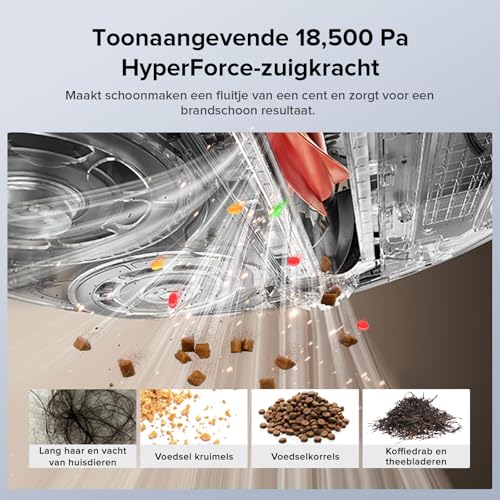 Roborock Qrevo Edge S5A Robotstofzuiger met Dweil, 18.500 Pa Zuigkracht, Dubbel Anti-Klit Systeem, FlexiArm Zijborstel, 75°C Heetwater Mop - Afbeelding 4