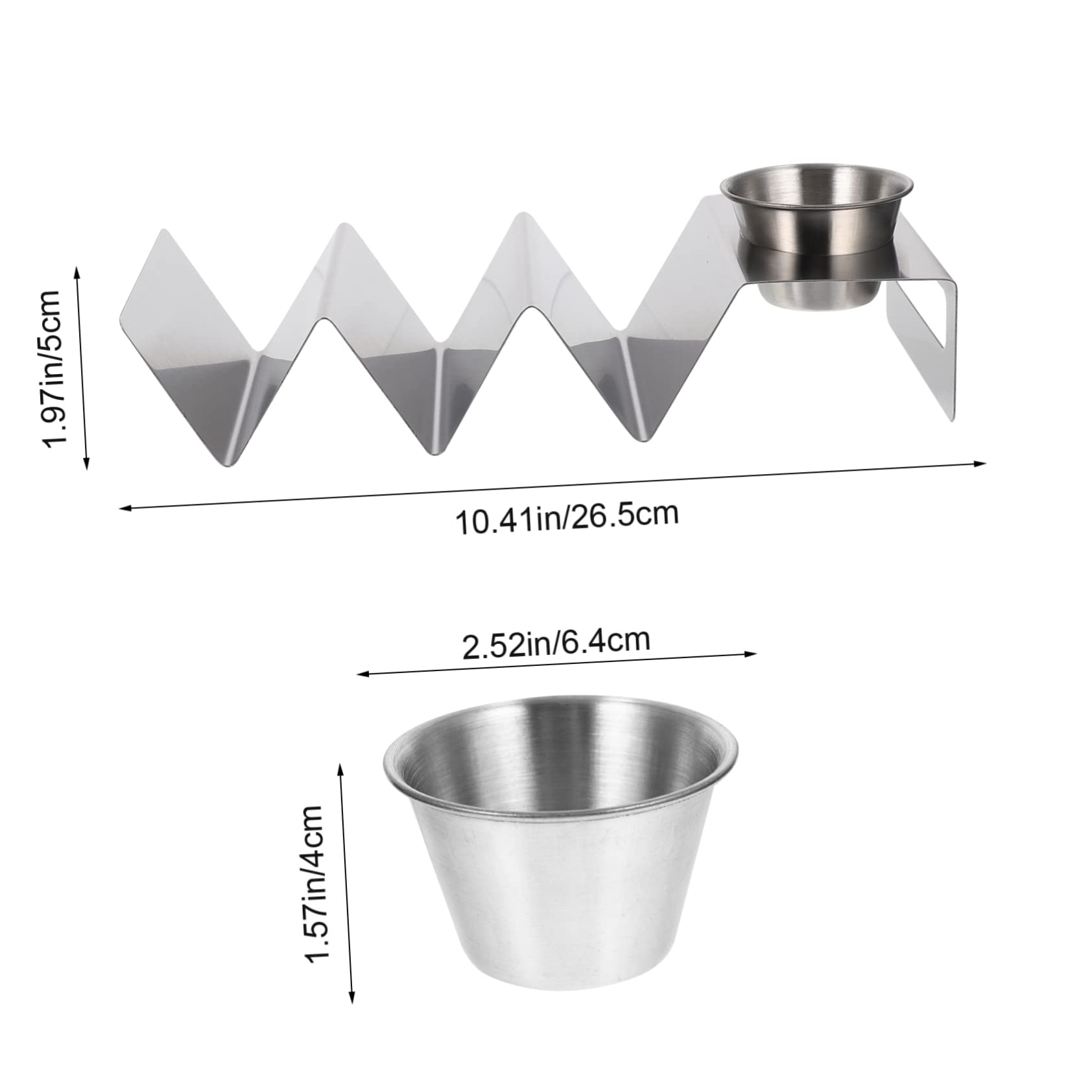 GREENADSCAPE 1 Set Taco Stand Taco Holder Burrito Rack Burrito Holder Taco Storage Rack Taco Server Aplastador De Frame Holder Stand Taco Making Frame Metal Taco Rack Stainless Steel Silver