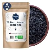 Tè Nero Assam Biologico Sfuso GBOP – Tè Vegano dall’India, 100% Naturale, Senza OGM – Agricoltura Biologica – Confezione 100 g (50 tazze)