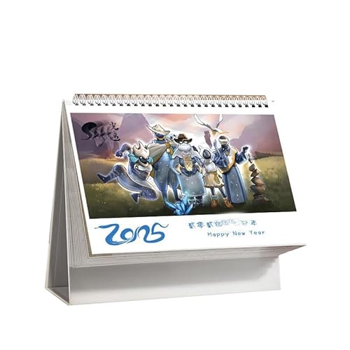 sky 星を紡ぐ子供たち カレンダー 卓上カレンダー 2025年 ランダム柄 片面プリント カワイイ スケジュール 萌え グッズ 自宅用 オシャレ 装飾 誕生日 新年 お正月 飾り 非公式のサムネイル