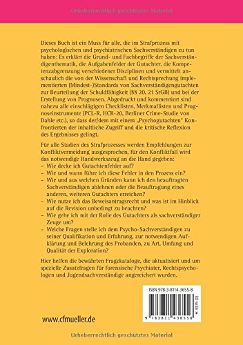 Psychologische und psychiatrische Sachverständige im Strafverfahren: Verteidigung bei Schuldfähigkeits- und Prognosebegutachtung (Praxis der Strafverteidigung)