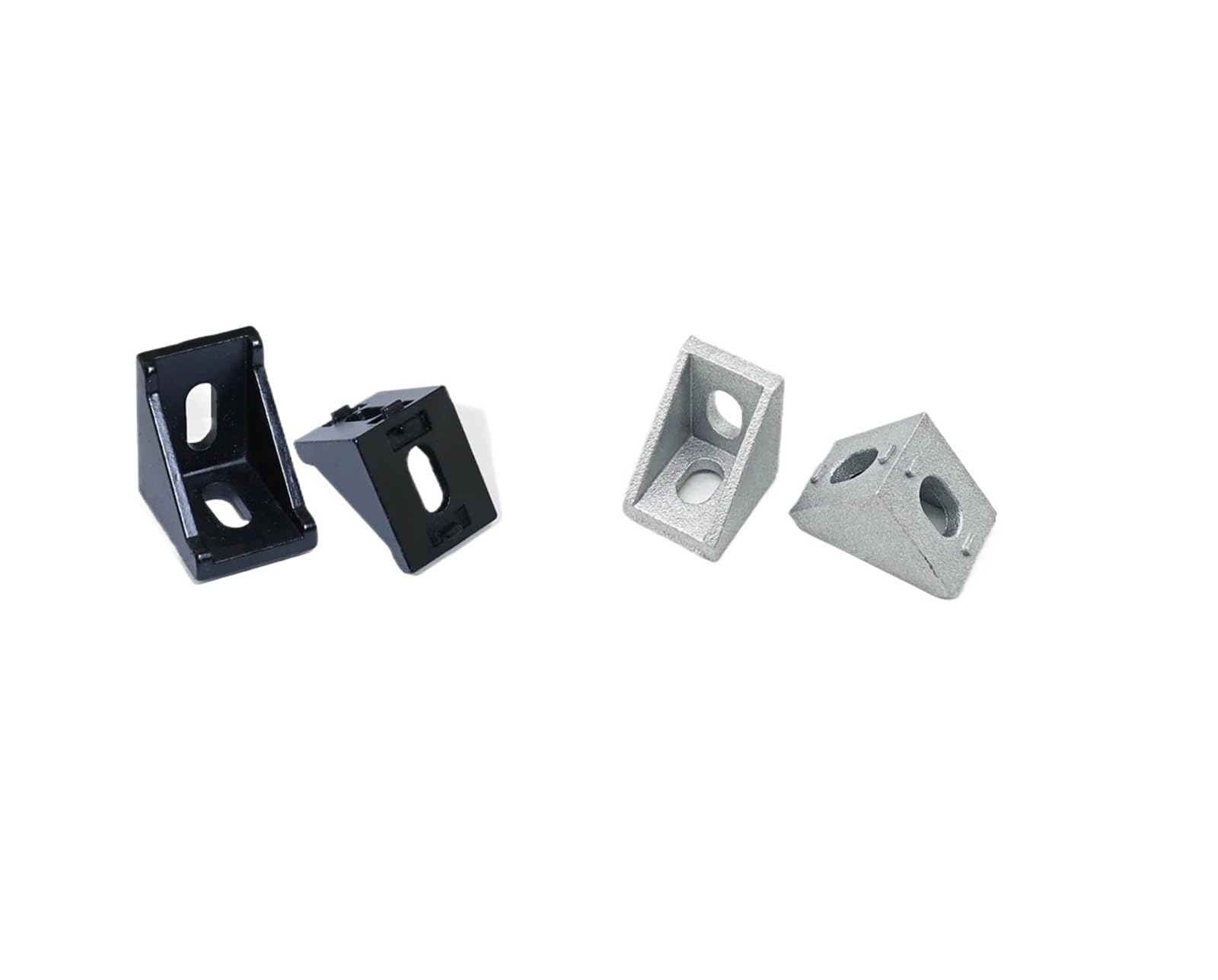 Connecteurs profilés aluminium 2020 avec supports d'angle et écrous T M5 - 8