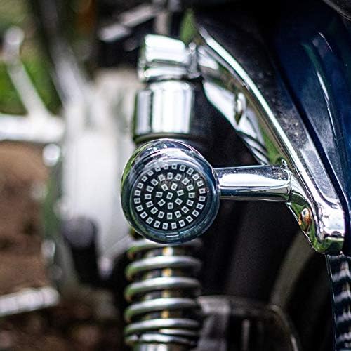 Eagle Lights SUNBURST Rear 2 Inch LED 1156 Turn Signals Compatible With Harley Davidson Motorcycles - Red