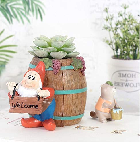 JOYLAND™ Resin Cute Santa Welcome with Basket Designed Resin pots Succulent Planter Flower Pot Creative Gamla Home and Garden Decor | ND Mini Container for Office(Plant Not Included) (B08WKZF32N) Amazon Price History, Amazon Price Tracker