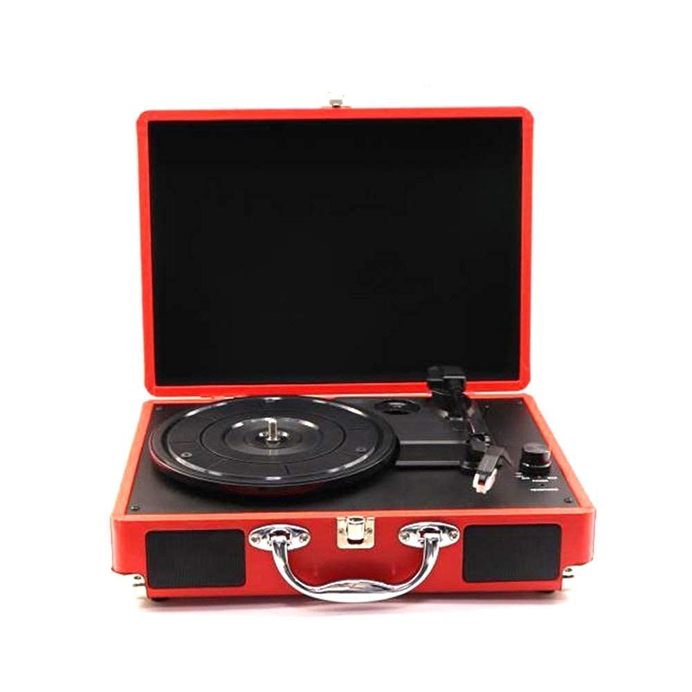 Giradischi retrò, Altoparlante Bluetooth retrò, Giradischi Portatile, Giradischi Bluetooth, Giradischi in Valigia, Macchina per Dischi, Vinile Vintage, Multi