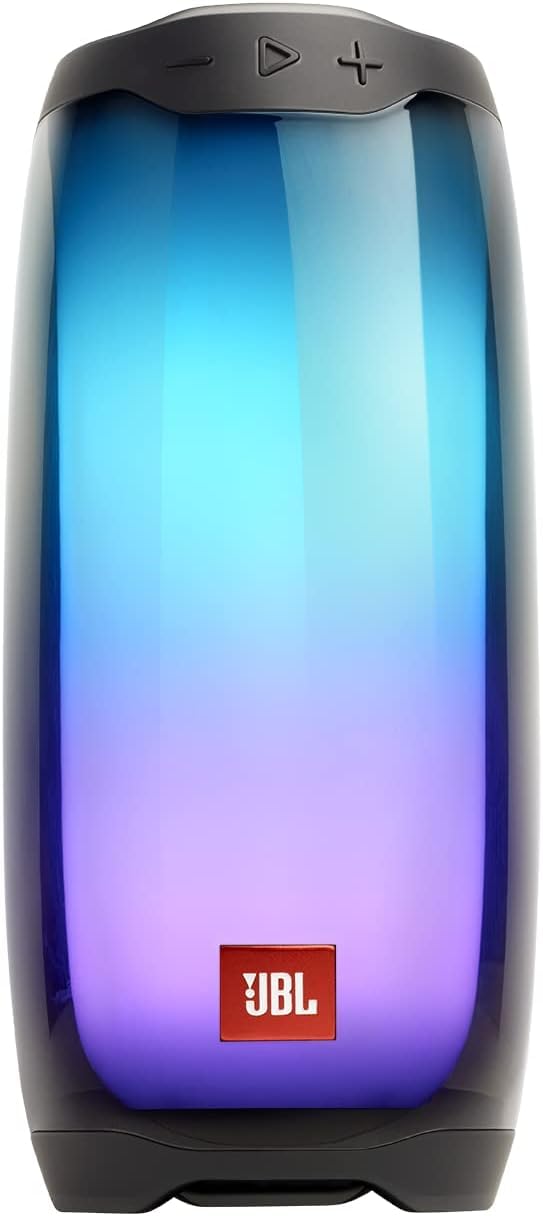 Pulse 4 Portable Bluetooth Speaker, 360-Degree LED Lightshow