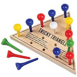 U.S. Toy Tricky Triangle Game – Travel Games, Assorted, MU845