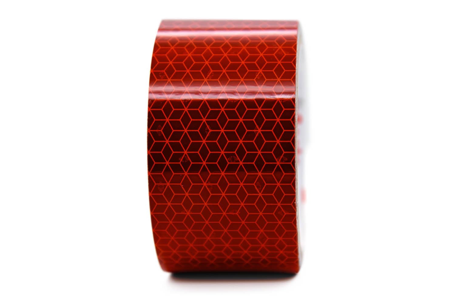 Orafol ORALITE VC 170 Universal Film Reflexband - reflektierendes Klebeband - Reflektorband – RA3/C (50 mm Breite, rot, 10 m Länge)
