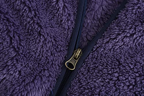 Image of Boys Girls Soft Fleece Sherpa Full-zip Jacket