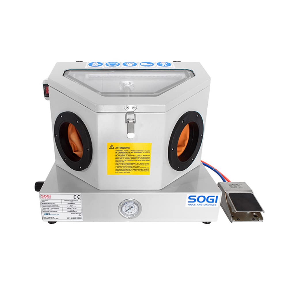 SOGI S-30 SABBIATRICE DA BANCO PROFESSIONALE CON ACCESSORI