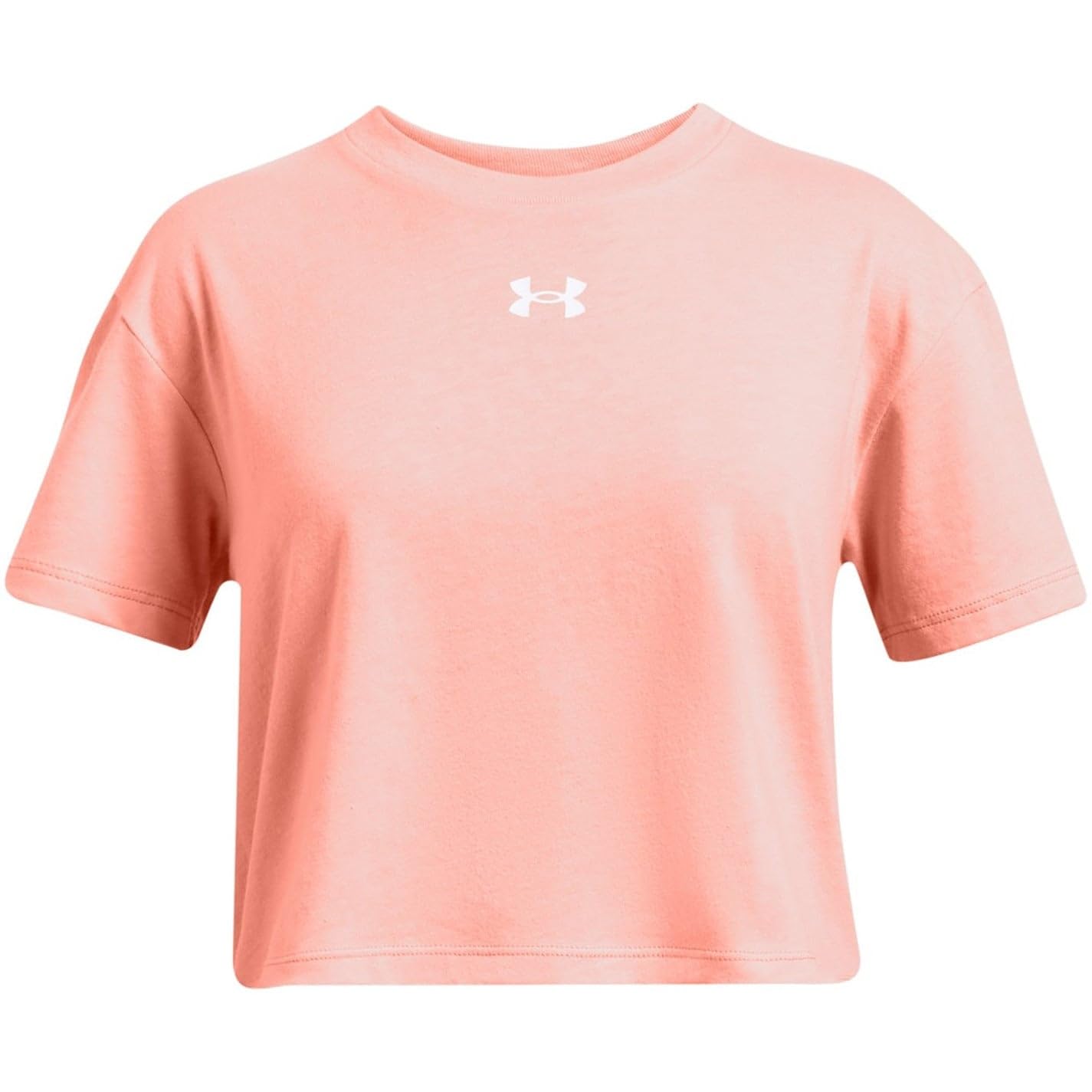 Under Armour Manga Corta con Logotipo Deportivo Camiseta para Niñas