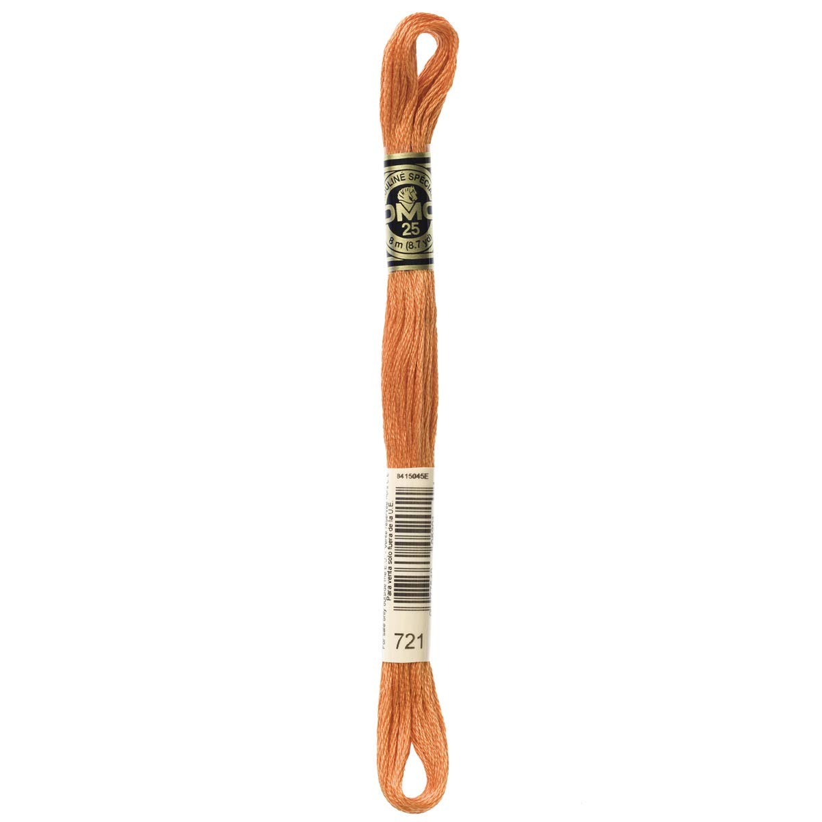 DMC Embroidery Floss Mouline Stranded Cotton Thread for Hand Embroidery and Sewing - Colour No: 721-12 x 8m Skeins โ image 1
