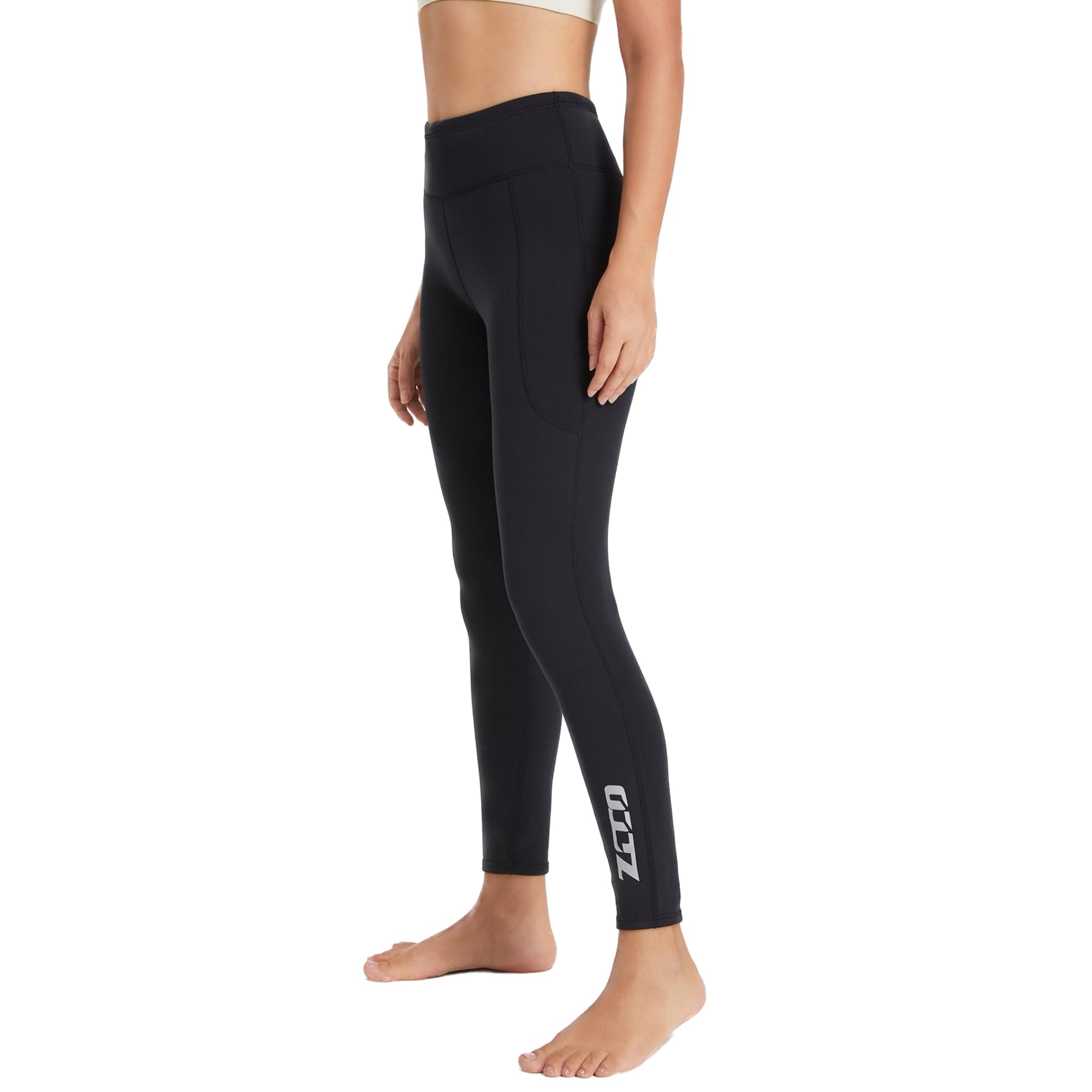 ZCCO Muta in neoprene da 2mm per uomo e donna - Pantaloncini e pantaloni - Per immersioni subacquee - Zip frontale - Per pesca subacquea, snorkeling e surf