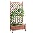 VEVOR Wood Planter with Trellis,30" x 13" x 61.4" Outdoor Raised Garden Bed with Drainage Holes, Free-Standing Trellis Planter Box for Vine Climbing Plants Flowers in Garden, Patio, Balcony