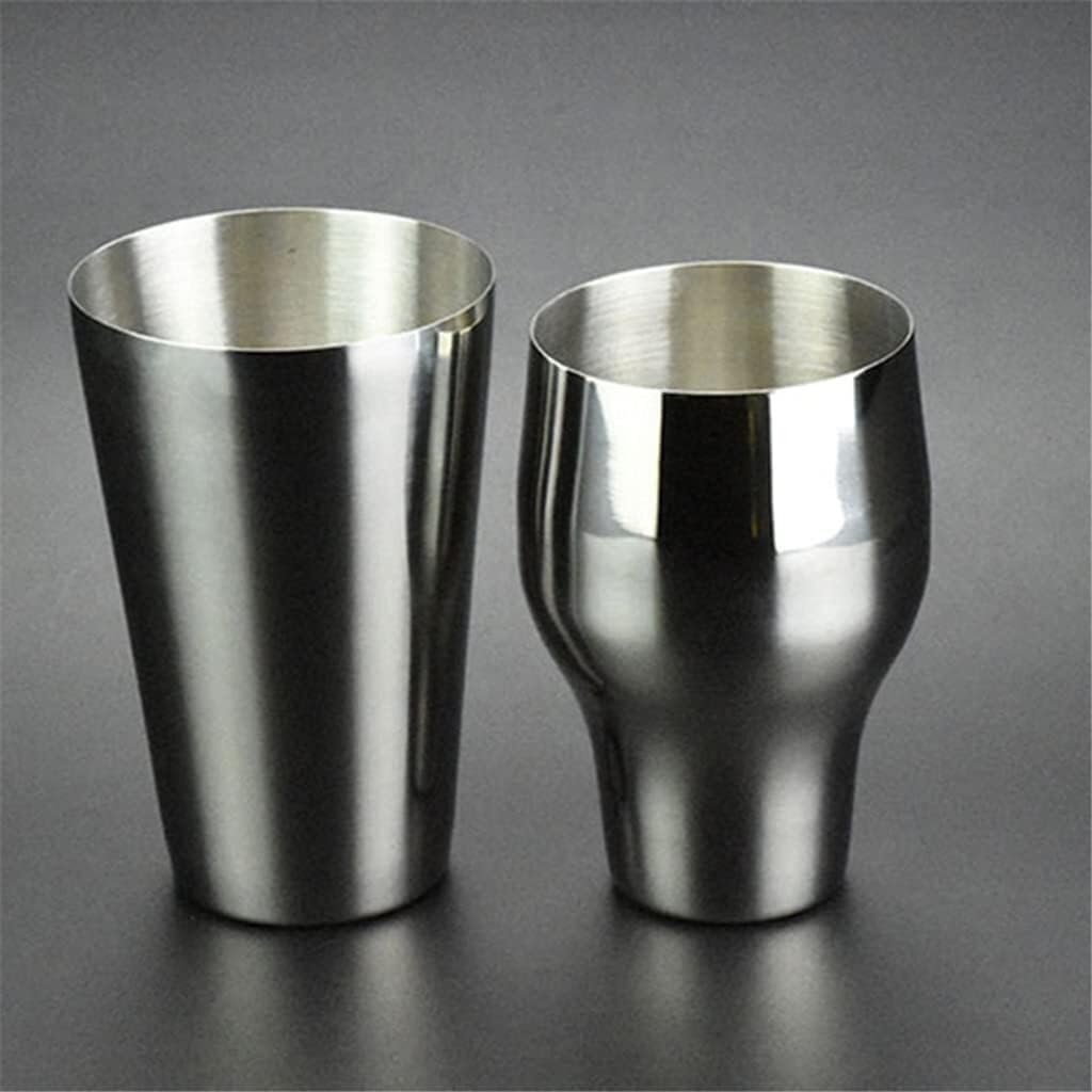 Cocktail Zubehör Set Cocktail-Shaker aus Edelstahl, zweiteilig, für Bar, Wein, Getränke, Mixer, Bar, Party, Barkeeper-Werkzeug Für Barzubehör Werkzeug(Gold)