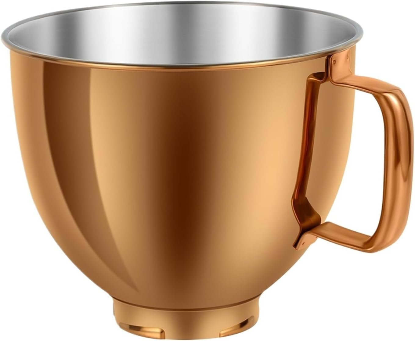 blender parts & accessories, 5 QT Stainless Steel Mixer Bowl,Compatible For Artisan&Classic 4.5-5QT Tilt-Head Mixers K45 KSM70 KSM150 Copper Gold,for replacement