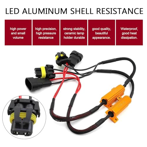 2 piezas decodificador LED para luces de automóvil 9006/HB4 miniatura 6
