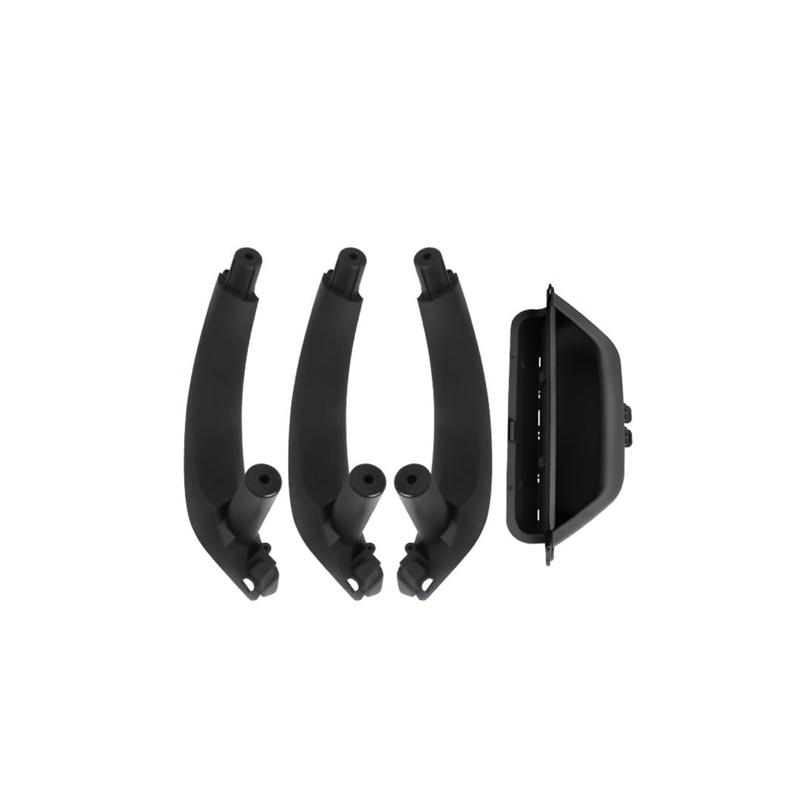Jeviuwi Black Rhd 1 Set Car Inner Door Handle Replacement For Bmw For X3 For X4 F25 F26 Car Left Right Inner Door Panel Handle Pull Trim Cover 51419209216(Black Rhd 1 Set)