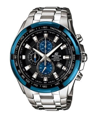 �J�V�I Casio Men's Edifice EF539D-1A2V Silver Stainless-Steel Analog Quartz Watch with Grey Dial �j�� �����Y �r���v �y���s�A���i�z