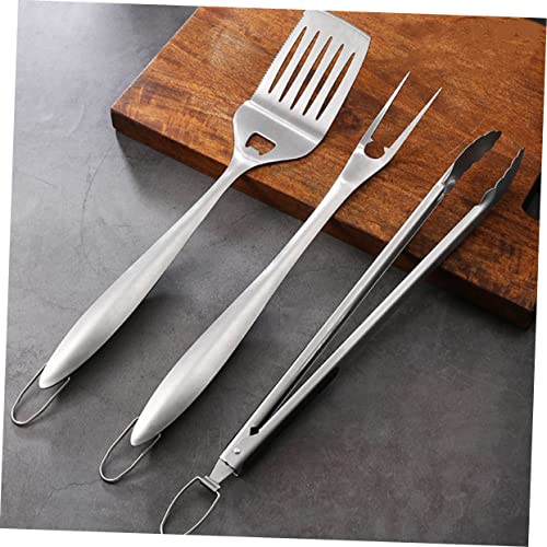 Kit de utensilios para parrilla de acero inoxidable Levemolo miniatura 3