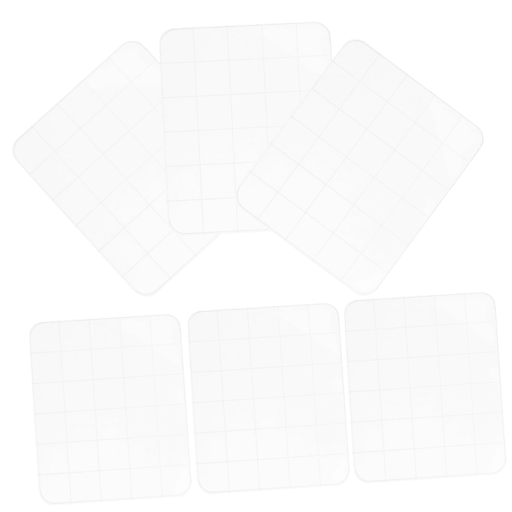jojofuny 4 Set Strumento Di Stampaggio Acrilico Primo Forniture Di Scrapbooking Bloccare Timbri Per Il Fai Da Te Mestiere Fondente Fabbricazione Diario Goffratura Creazione Bianca 6 Pezzi*4