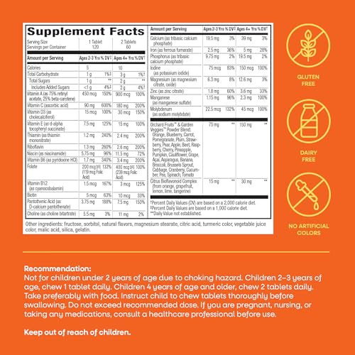 Nature's Way Alive! Children’s Chewable Multivitamin, Cherry, 120 ct - image 7