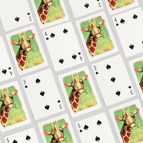 Baraja de Poker con 52 Cartas y Diseño Jirafa miniatura 4