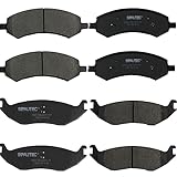 SIPAUTEC-Front & Rear Carbon Fiber Ceramic Brake Pads...