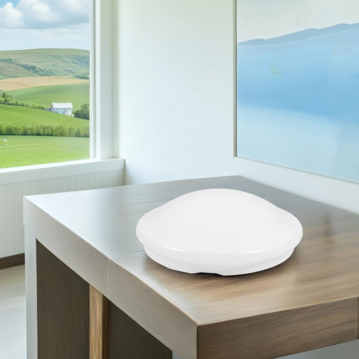 2 Piezas Pantallas de Luz de Techo white Cubiertas de Reemplazo para Ventilador de Techo Lámparas Colgantes y Apliques de Pared Diseño Redondo para Cocina Dormitorio y Baño