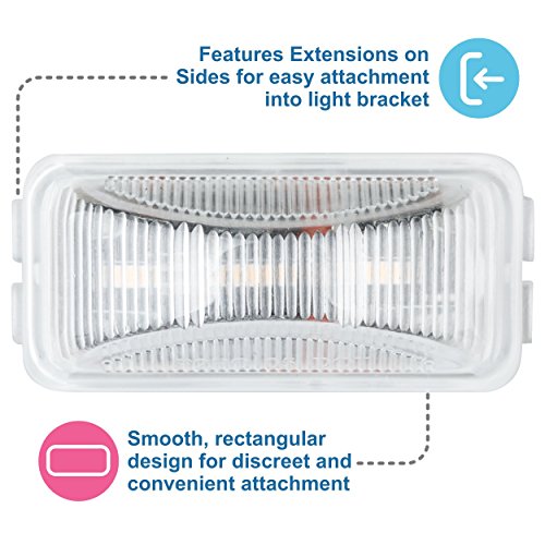 Lumitronics RV Mini Thin Line 37 Series Sealed LED Marker Light (Clear) by Lumitronics - Used condition - Image 2