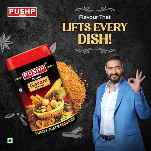 Image of Pushp Brand Punjabi Garam Masala Powder 500g Jar(Pack Of 2) | Spice Blend