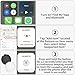 2 Pack GPS Tracker for Vehicles Work with Find My (iOS Only) Real Time Mini Car tracker Item Finder Global Coverage Tracking Devices for Cars Hidden No Monthly Fee or Subscription No SIM Card Required