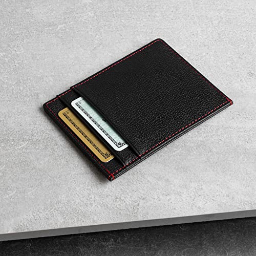TORRO Card Holder – Genuine Leather Credit Card Holder Slim Wallet, Compatible with Contactless Transactions4