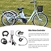 BuyWeek Kit de Contrôleur de Moteur de Vélo Électrique, 36V 48V 15A Contrôleur de Vitesse Commun Panneau LCD S866 Accélérateur 130X 1 à 2 Câbles Étanche pour Scooter Électrique, pour 250W 350W Moteur #2
