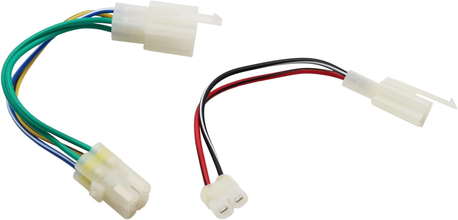 GY6 CDI Adapter Cable Scooter Quad 6 Pin CG CDI Square Round Connector Convertor