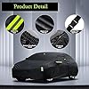 Car Cover Custom Fit for Toyota Corolla 2000-2025, Honda Civic 1991-2025, Waterproof All Weather Full Exterior Cover Rain Sun Protector Car Cover with Door Zipper #1
