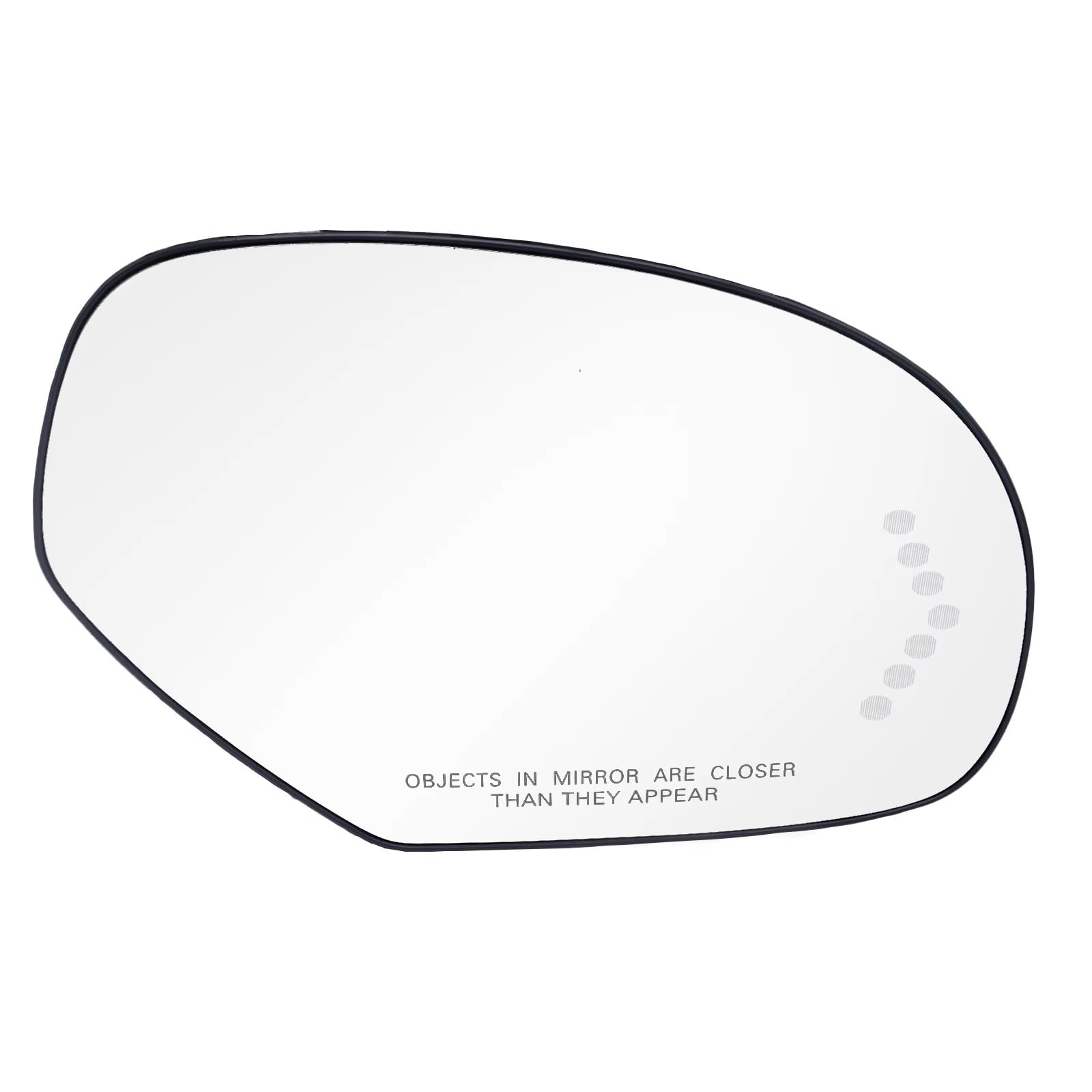 Verre Chauffant RéTroviseur Compatible Avec C&evrolet Pour Silverado 3500 HD 2008-2013 Pour Suburban 2500 2007-2013 Verre De Rétroviseur Latéral Chauffant GM1325138 15886196