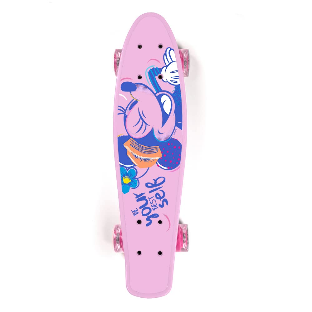 Penny 9974 Skateboard Minnie Mouse avec axe en Aluminium 55 x 14,5 x 9,5 cm