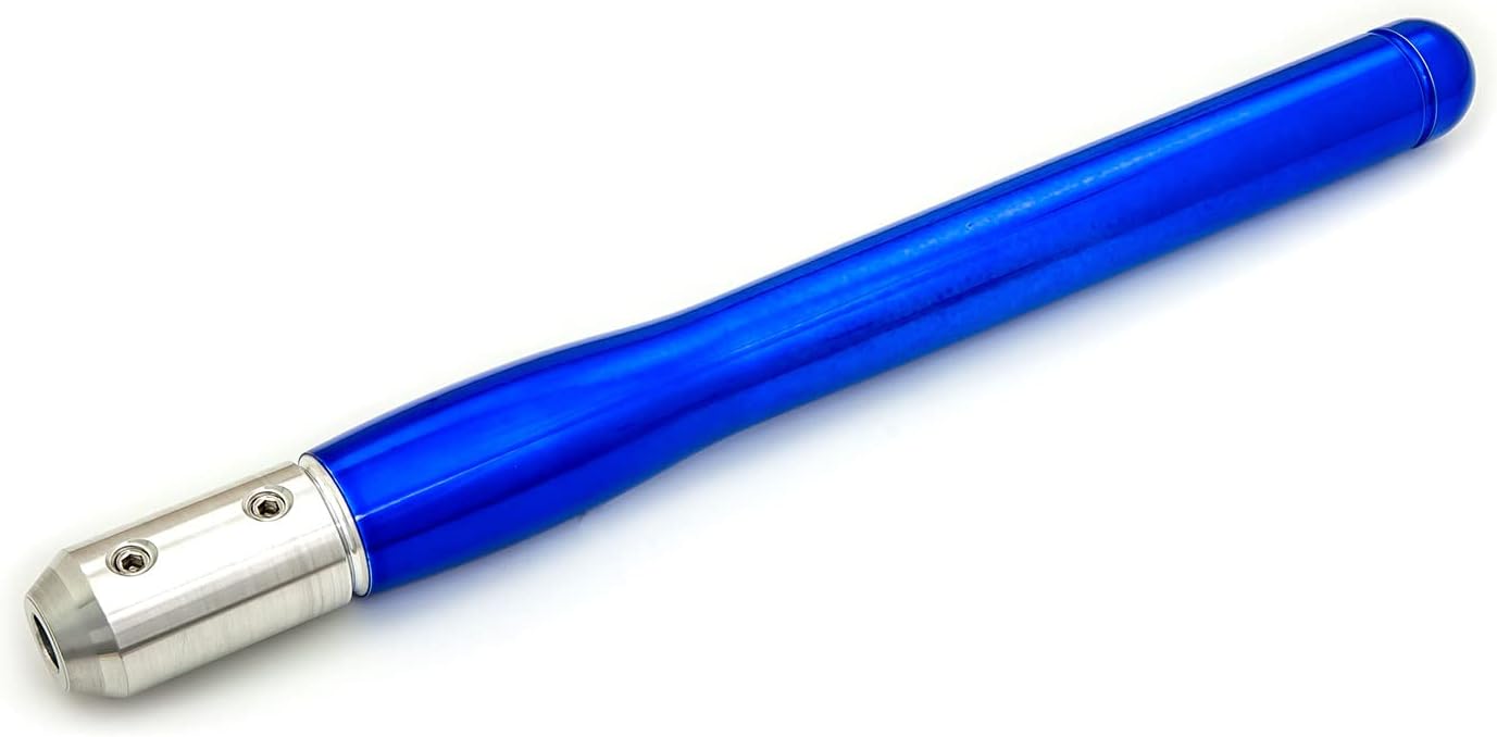 Simple Woodturning Tools 12" Interchangeable Woodworking Lathe Tool Handle for Mid-Size Carbide Simple Woodturning Tools, Sapphire Blue