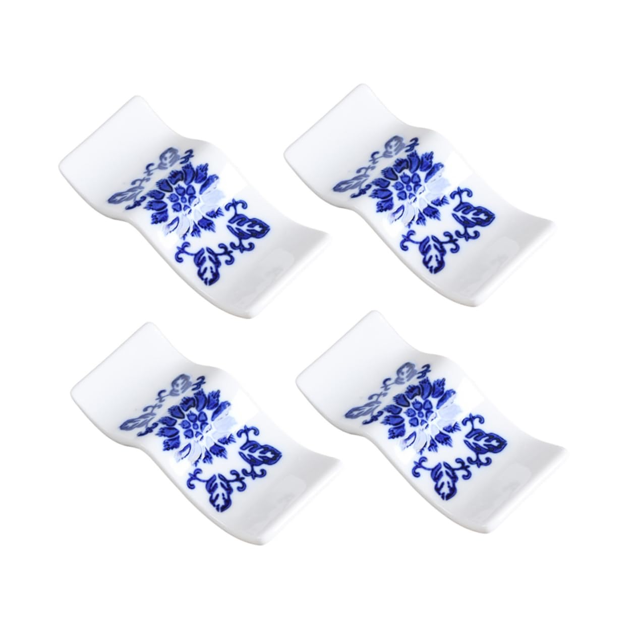 Repose-Baguettes, Supports à Baguettes en céramique Multicolores, pour Table de Restaurant ou de Mariage, Lot de 8, 8 x 3,5 x 1 cm