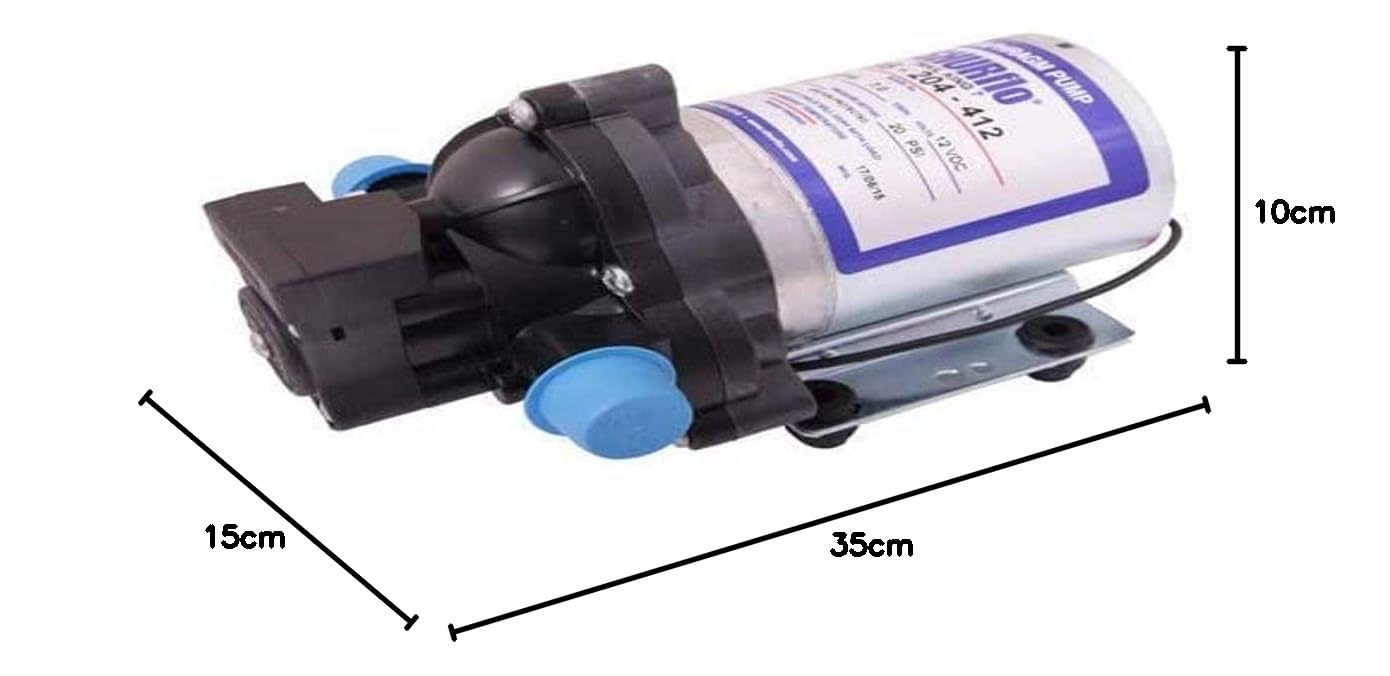 Shurflo - Bomba de agua para caravana de 7 l/minuto, 20 psi, 12 V