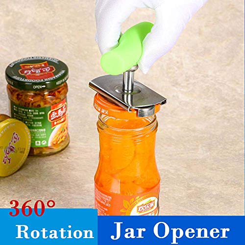 Requ Effort-Saving Screw Cap Artifact Can Opener Bottle Opener Glass Can Opener Sharp Open Screw Cap Screw Opener Glass Can Opener #TOP2