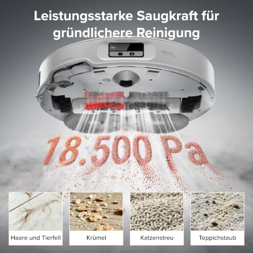 roborock Qrevo EdgeT Saugroboter mit Wischfunktion, 18.500 Pa Saugkraft – Ansicht 5
