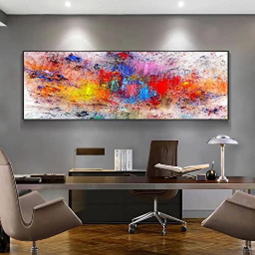 Peinture murale impressions sur toile moderne déco salon affiches 50x150cm - 2