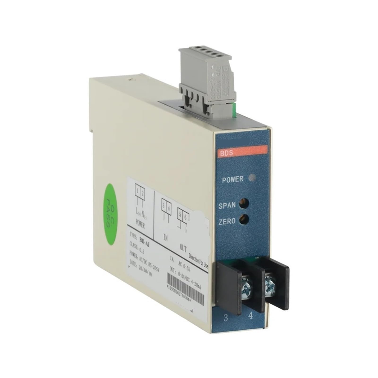 Transformateur de courant BD-AV/C sécurisé contre les pertes de signal AC 0-100V